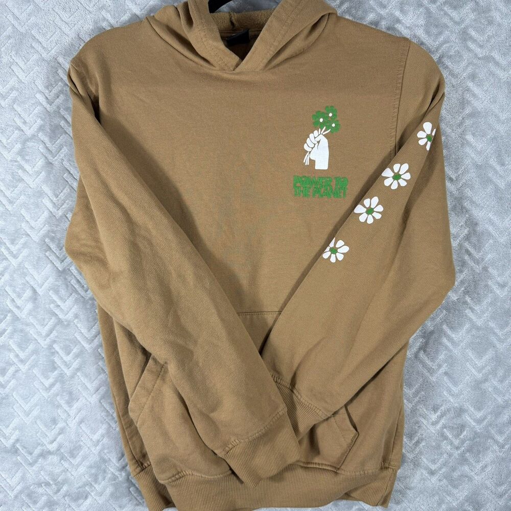 Neff Power to‎ the Planet Youth Pullover Hoodie Sweatshirt Size Kids XL